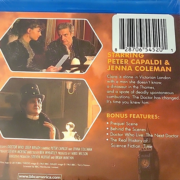 NEW BBC Doctor Who: Deep Breath Blu-ray - Action Adventure Genre - Picture 7 of 12